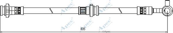 APEC BRAKING Bremžu šļūtene HOS4057